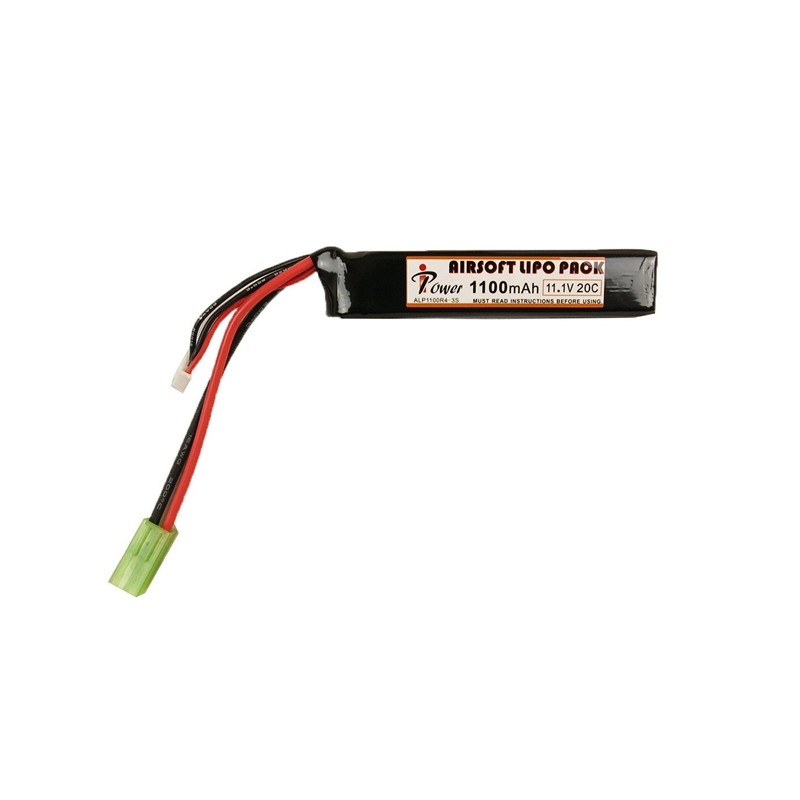 Bateria IPower 11.1V 1100mAh 20C tubo