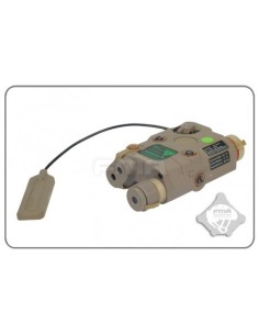 Fma An/Peq-15 Laser Verde Con Linterna Upgrade Version Tan Tb0069