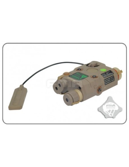 Fma An/Peq-15 Laser Verde Con Linterna Upgrade Version Tan Tb0069