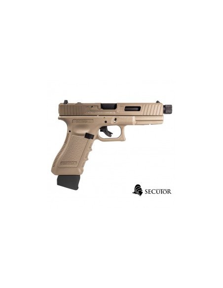 PISTOLA CO2 BLOW BACK GLADIUS MAGNA III TAN SECUTOR ARMS