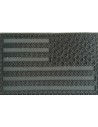 Parche Invertido Bandera USA infrarrojo IR Negro