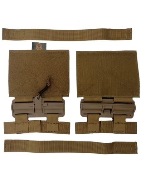 Conquer QR Buckle Set for Tactical Vest TAN