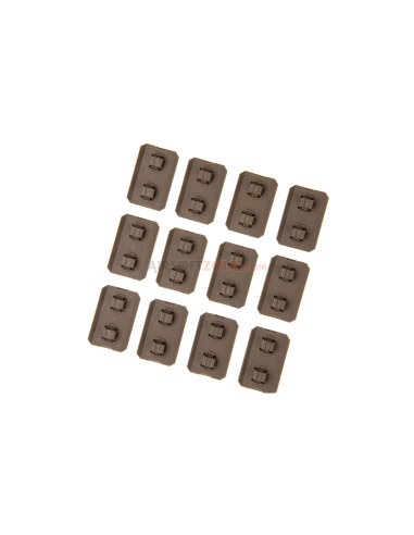M-LOK Rail Covers 12pcs Dark Earth
