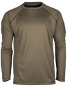 Mil-Tec - Camiseta táctica de manga larga de secado rápido - Verde oliva