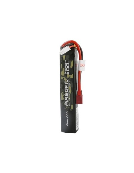 Batería Gens Ace 1100mAh 25C 11.1V Stick T-Plug para Airsoft - JBTacticalStore