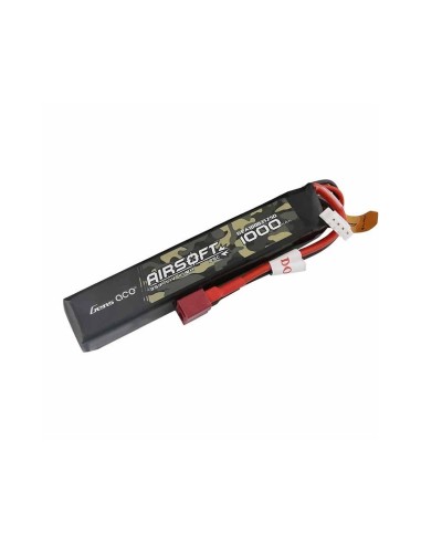 Batería Gens Ace 1000mAh 25C 11.1V Stick T-Plug para Airsoft - JBTacticalStore