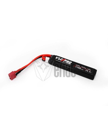 Bateria Vlc Pro Lipo 11.1v 1100mah 25c/50c 1stick T-Dean Negra