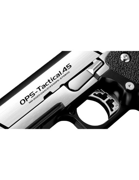 PISTOLA MARUI HI-CAPA DUAL STAINLESS GAS NEGRO-PLATA