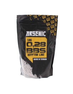 Bolas Arsenic Krypton Bio 0.28g 1kg Blanca